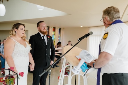 Wedding ceremony by Dr. Gerrit Rademeyer in Carolina