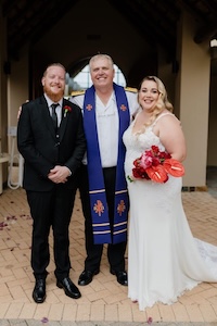 Wedding ceremony by Dr. Gerrit Rademeyer in Carolina