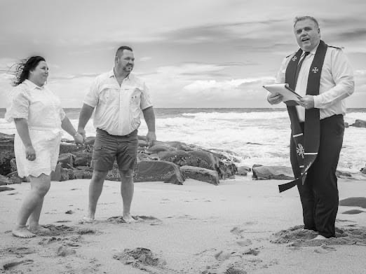 Wedding ceremony by Dr. Gerrit Rademeyer in Carolina